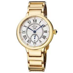 Gv2 By Gevril Rome Women's Gold Diamond Watch ~ New in Box
